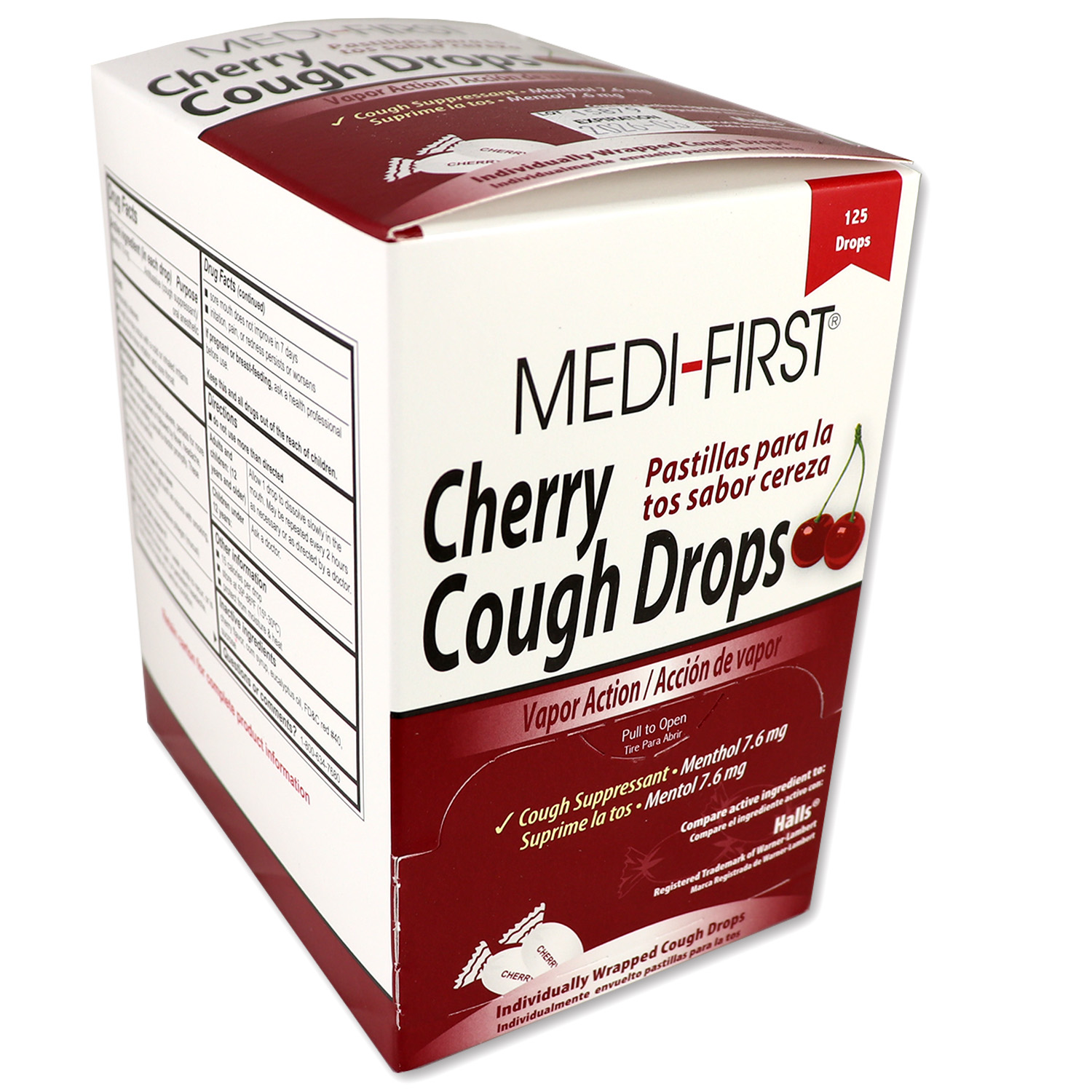 Cough Drops, Cherry - 125 per box - Image 2