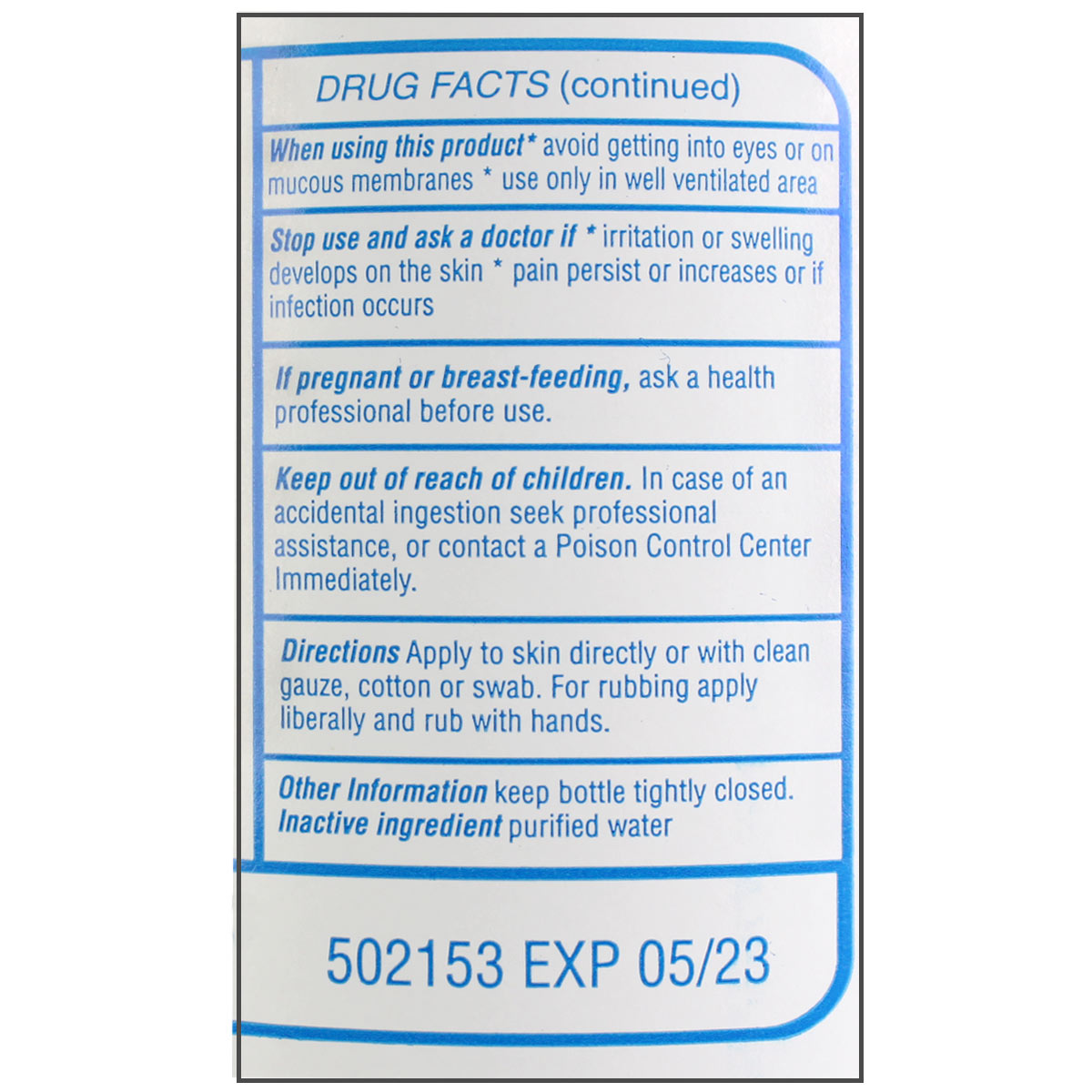 Isopropyl Alcohol, 70%, 32 oz. - 1 Each - Image 3